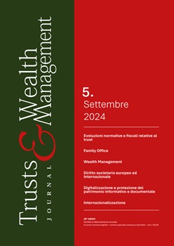 E’ stato pubblicato il n. 5/2024